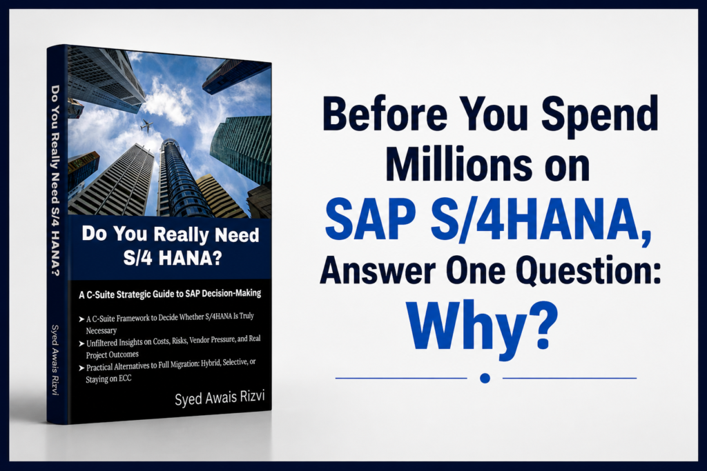 Considering SAP S/4HANA? Learn what CIOs should review before committing millions, including business value, costs, risks, scope and SI recommendations.